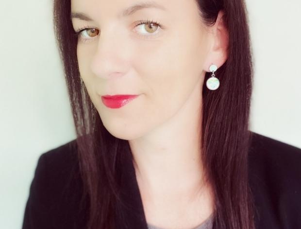 Nerezové náušnice - srdíčka