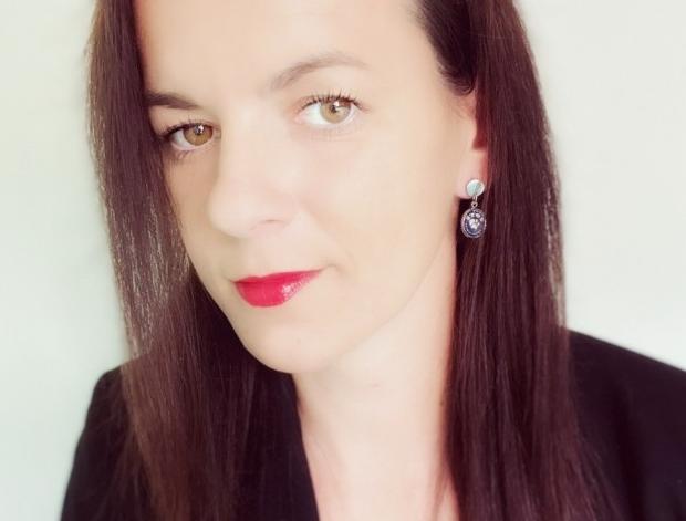 Nerezové náušnice - modré tlapky