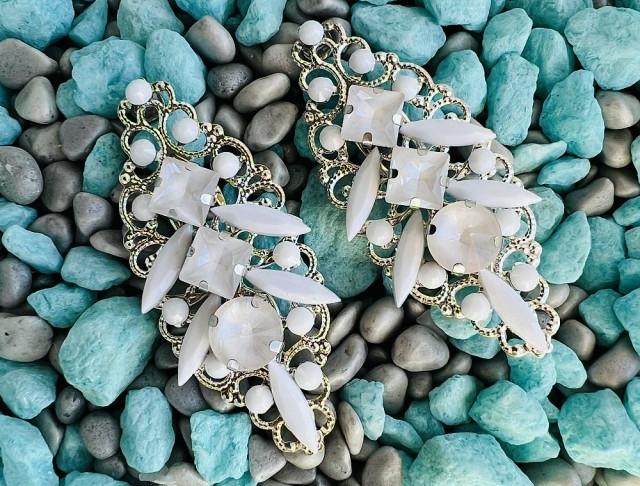 Luxusní crystal - bílé