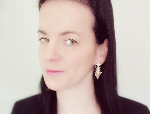 Luxusní crystal - broskvové