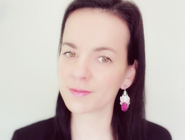 Luxusní crystal - tmavě růžové