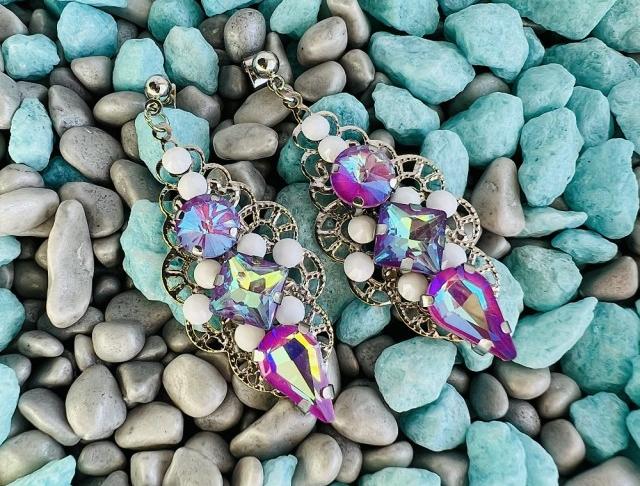 Luxusní crystal - zářivé růžové