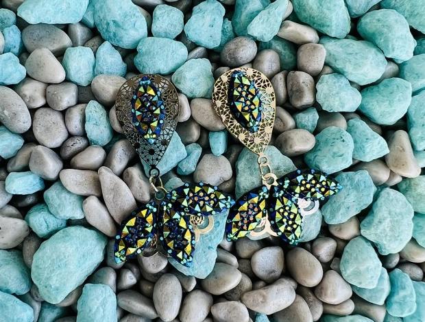 LC střapaté - tyrkysové