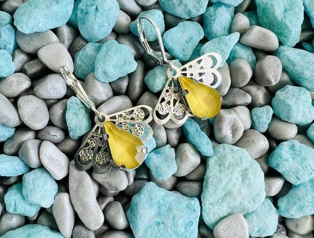 LC jemné - vějíř ve žluté