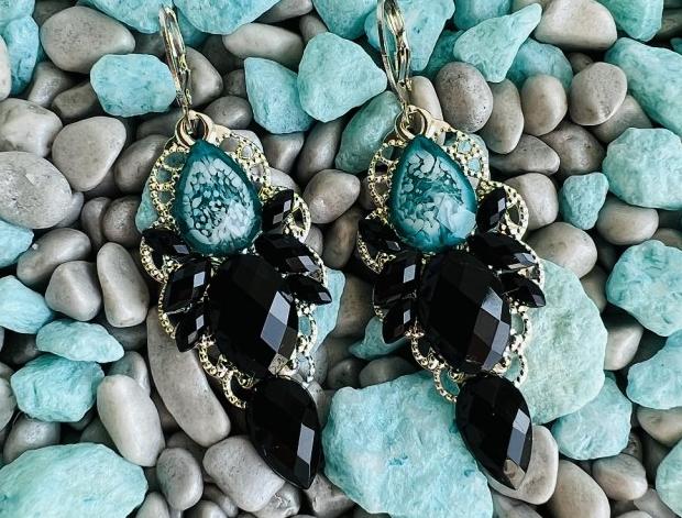 Luxusní crystal - v tyrkysové