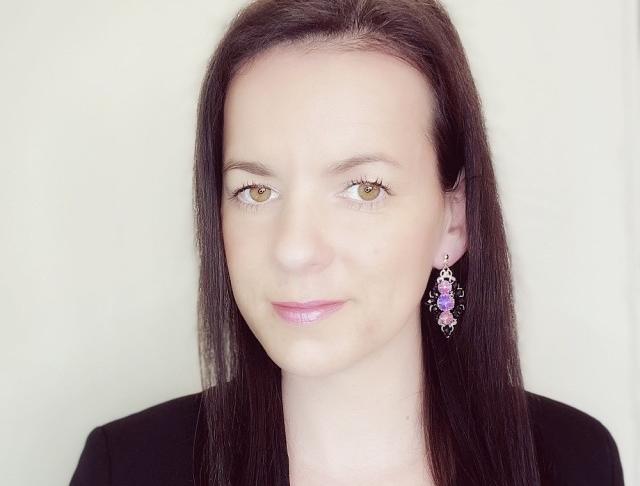 Luxusní crystal - fialkovo černé