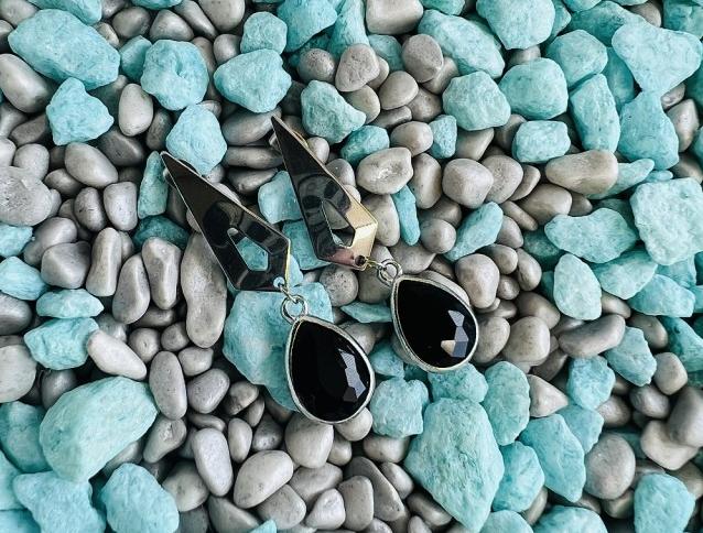 Luxusní crystal - s černou kapkou