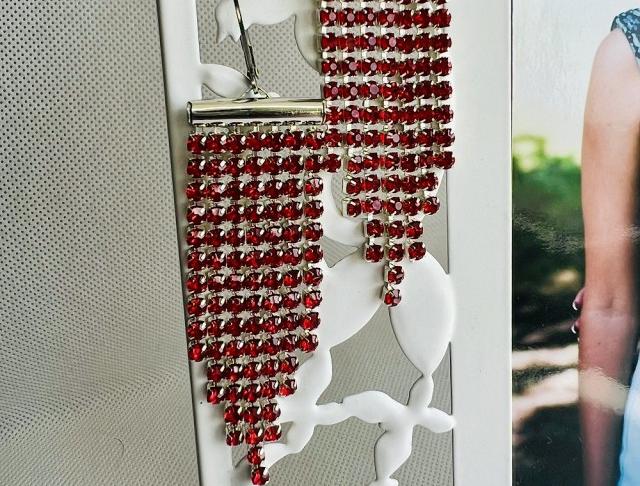 LC štrasovky - červené