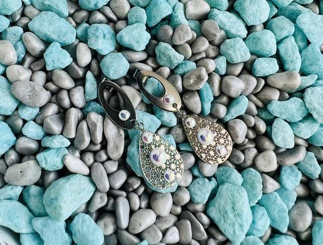 Luxusní crystal - perleťové