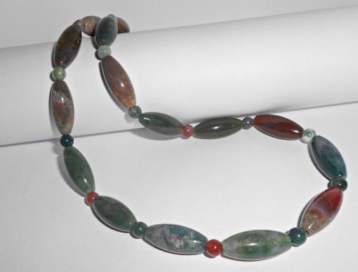 Pánský náhrdelník - Karneol špulky