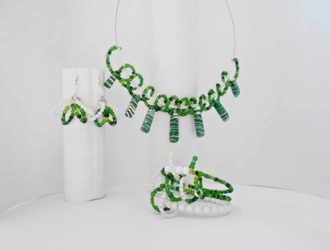 Pánský náhrdelník - Karneol špulky