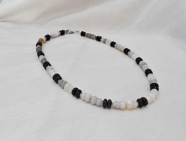 Pánský náhrdelník - Karneol špulky