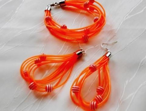 Pánský náhrdelník - Karneol špulky