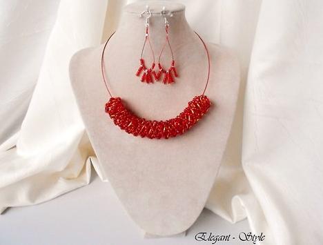 Pánský náhrdelník - Karneol špulky