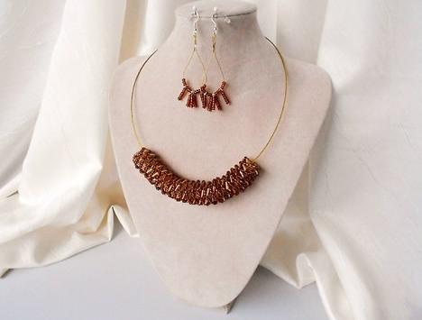 Pánský náhrdelník - Karneol špulky