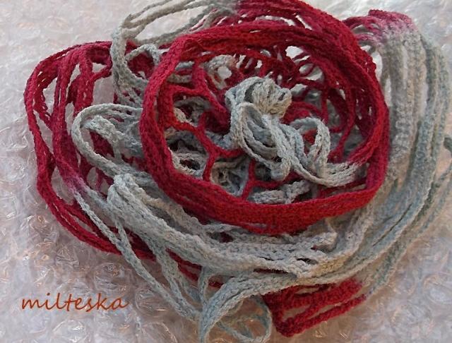 háčkovaná čepice-modrá