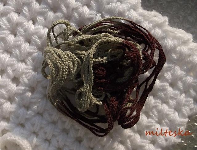 háčkovaná čepice-modrá