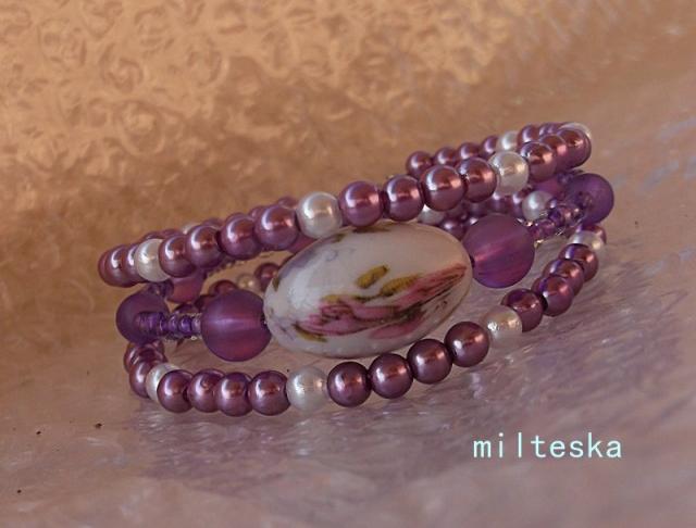 háčkovaná čepice-modrá