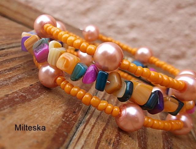 háčkovaná čepice-modrá