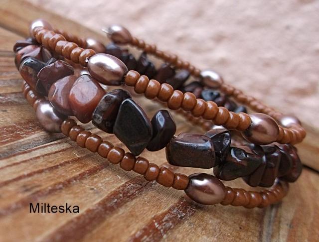 háčkovaná čepice-modrá