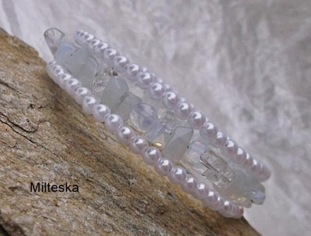 háčkovaná čepice-modrá