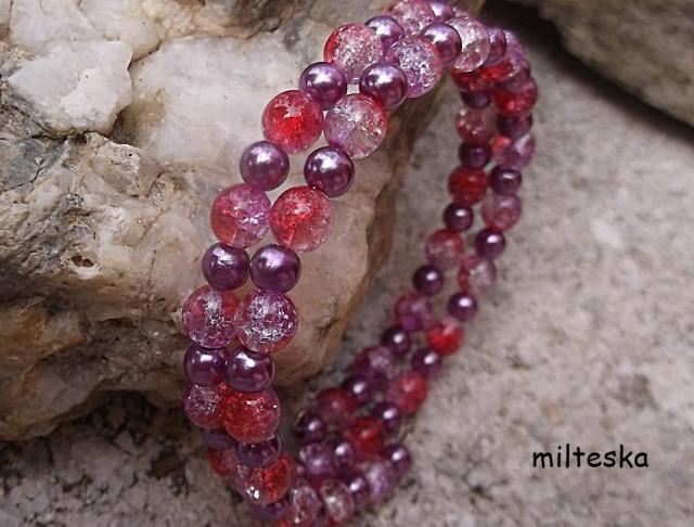 háčkovaná čepice-modrá