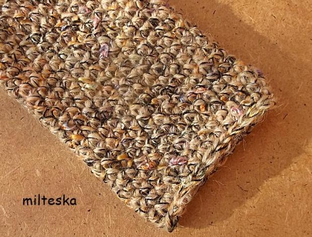 háčkovaná čepice-modrá