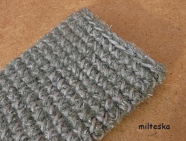 háčkovaná čepice-modrá