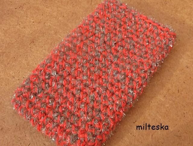 háčkovaná čepice-modrá