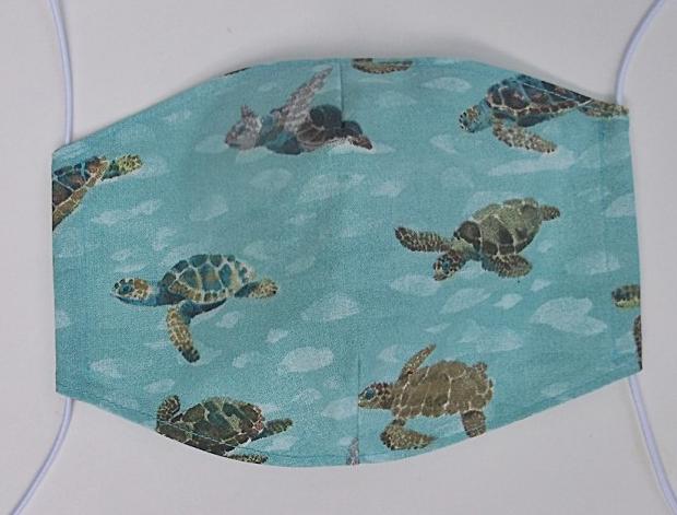 háčkovaná čepice-modrá