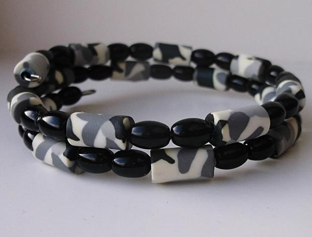 háčkovaná čepice-modrá