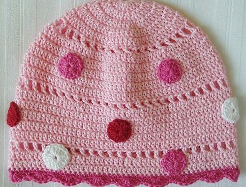 Háčkovaná čepička 618