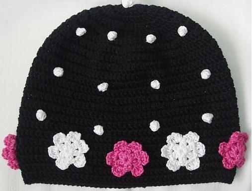 Háčkovaná čepička 618