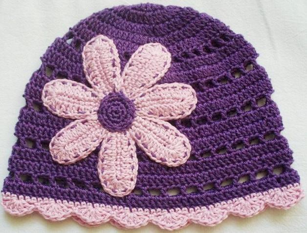 Háčkovaná čepička 618