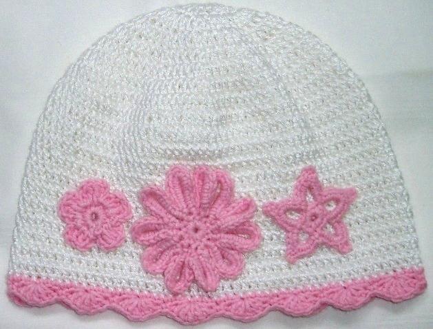 Háčkovaná čepička 618