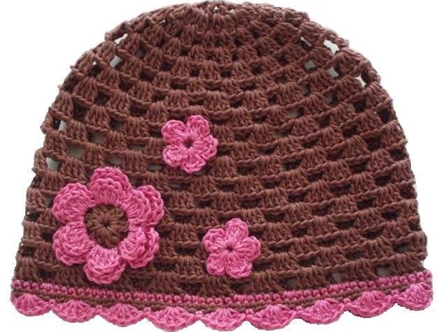 Háčkovaná čepička 618