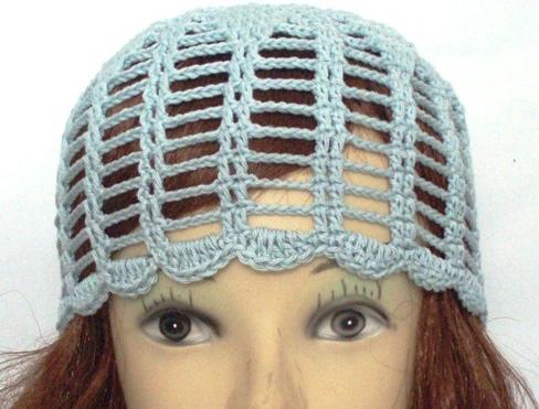 Háčkovaná čepička 618