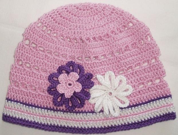 Háčkovaná čepička 618