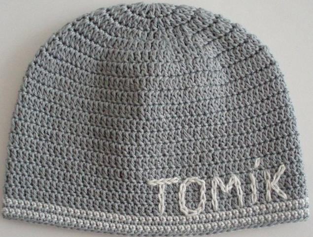 Háčkovaná čepička 618