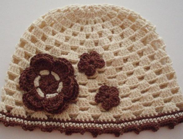 Háčkovaná čepička 618