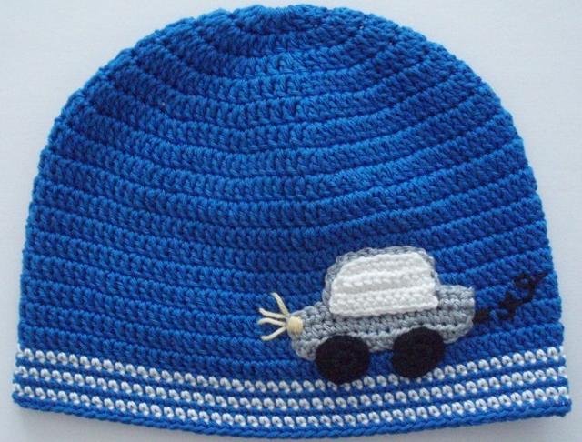 Háčkovaná čepička 618