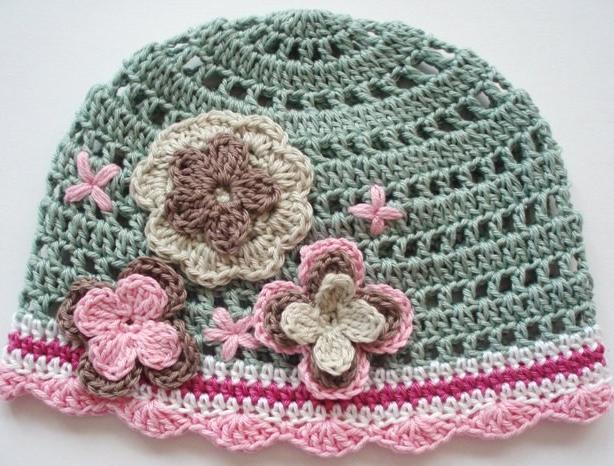 Háčkovaná čepička 618