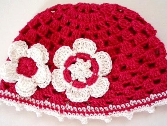 Háčkovaná čepička 618