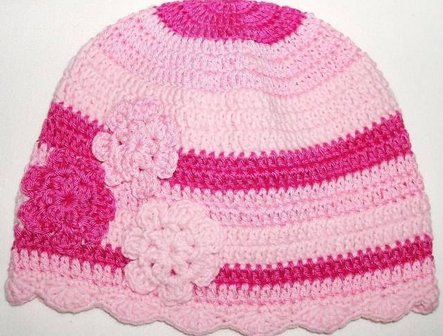 Háčkovaná čepička 618