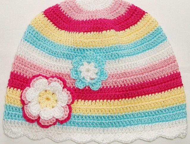 Háčkovaná čepička 618