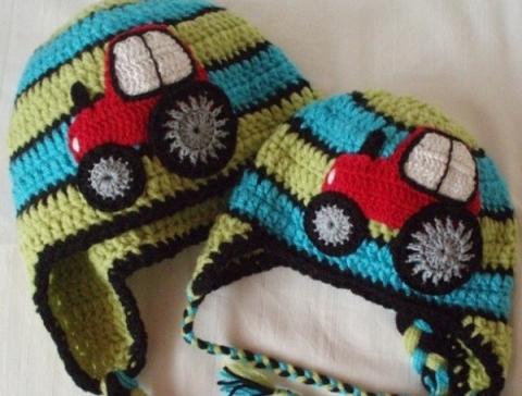 Háčkovaná čepička 618