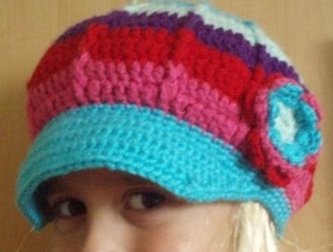 Háčkovaná čepička 618