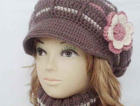 Háčkovaná čepička 618