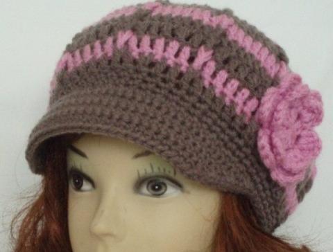 Háčkovaná čepička 618