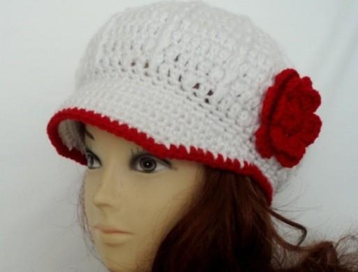 Háčkovaná čepička 618